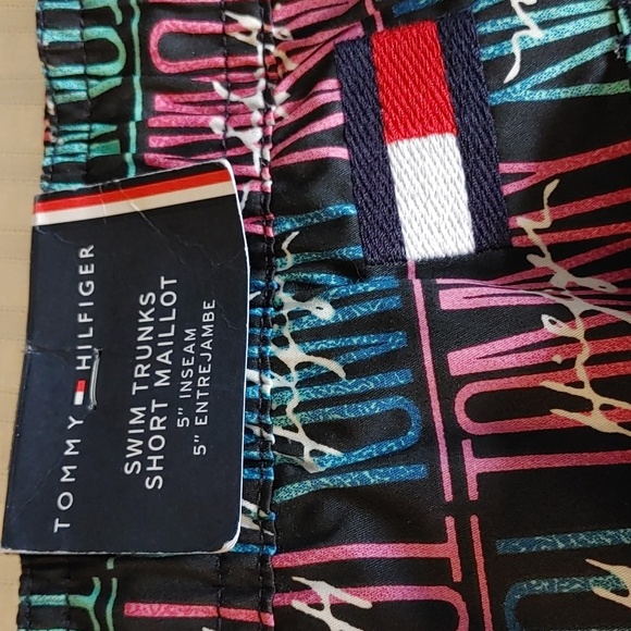 NWT Men's Tommy Hilfiger Colourful Swim Trunks Short size 3X - Picture 7 of 12